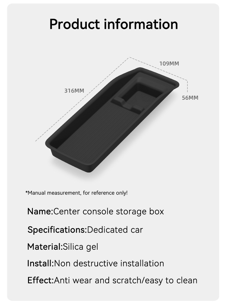 Suitable for 25-26 Models of Suzuki Xbee, Central Control Storage Mat, Silicone Protective Anti-Slip Mat, Automotive Accessories Modification Parts