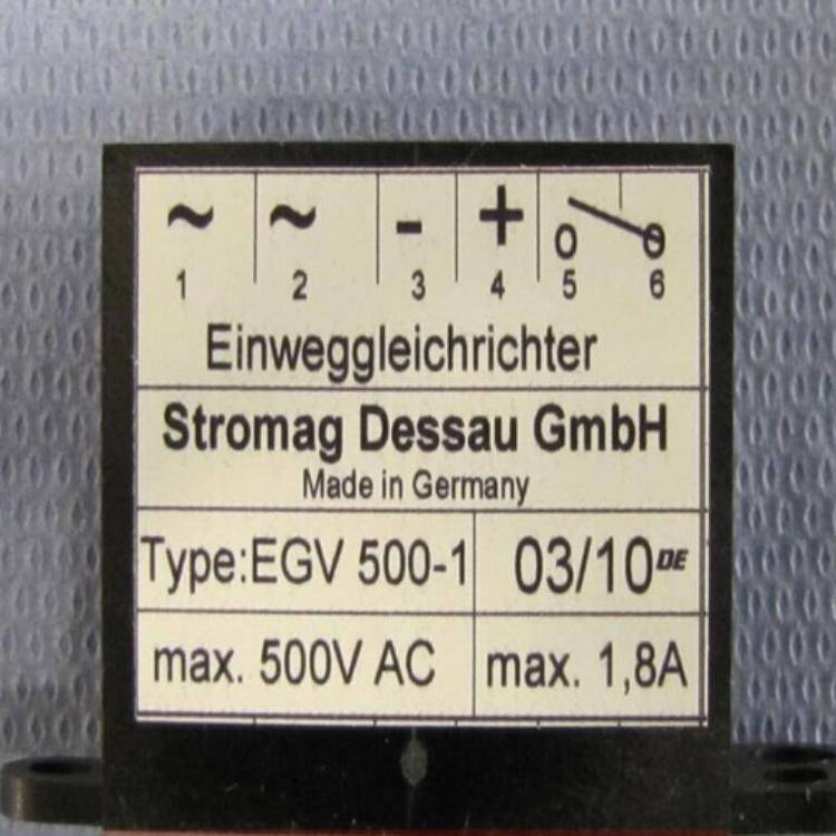 上海祥树STROMAG 德国原装进口 整流块半波整流器EGV500-5