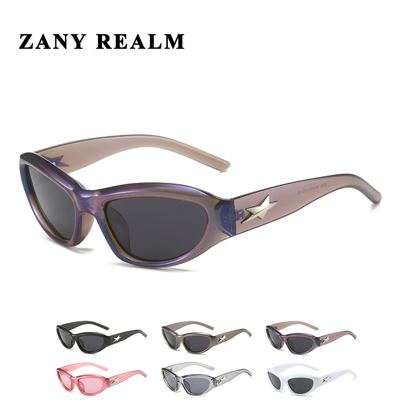 Nueva estrella y2g gafas de sol polarizadas tecnología futura sentido cyberpunk montar retro transfronterizo gafas de sol 5025