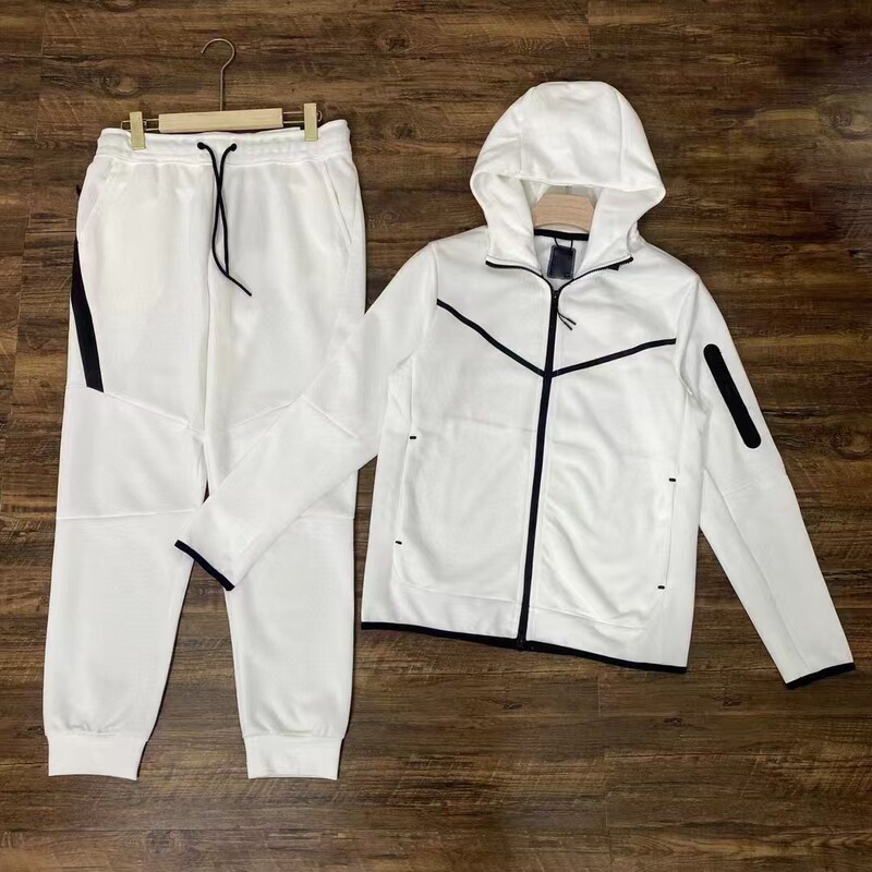 2025 Spring and Autumn New Men's Casual Sports Hooded Zipper Jacket 490 Side Zipper Small Leg Sweatpants 163 Suit