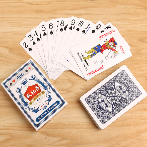 扑克牌纸牌创意加厚硬纸防水斗地主娱乐魔术道具朴克牌棋牌室专用
