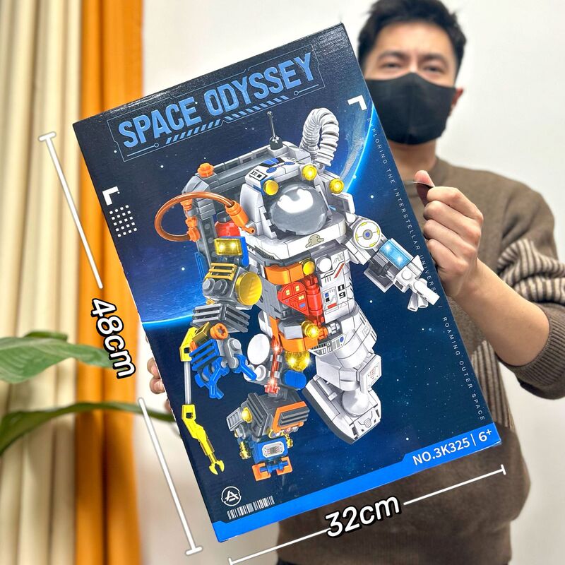 Boys Compatible with Lego Aerospace Building Blocks Rocket Ship Astronaut Building Block Model Educational Assembled Children's Toys