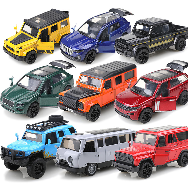 Bagged Large g Alloy Off-Road Car Model Simulation Children's Toy Car Boy Car Ornaments Decoration Wholesale