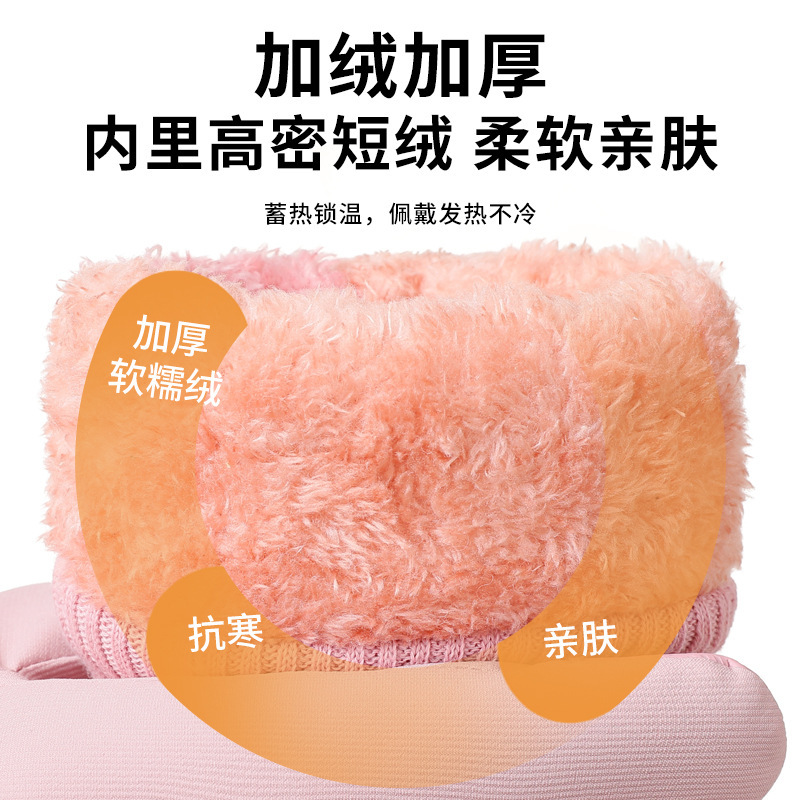 冬天户外运动保暖手套女新款可触屏防滑防风加厚骑行手套厂家直销|undefined
