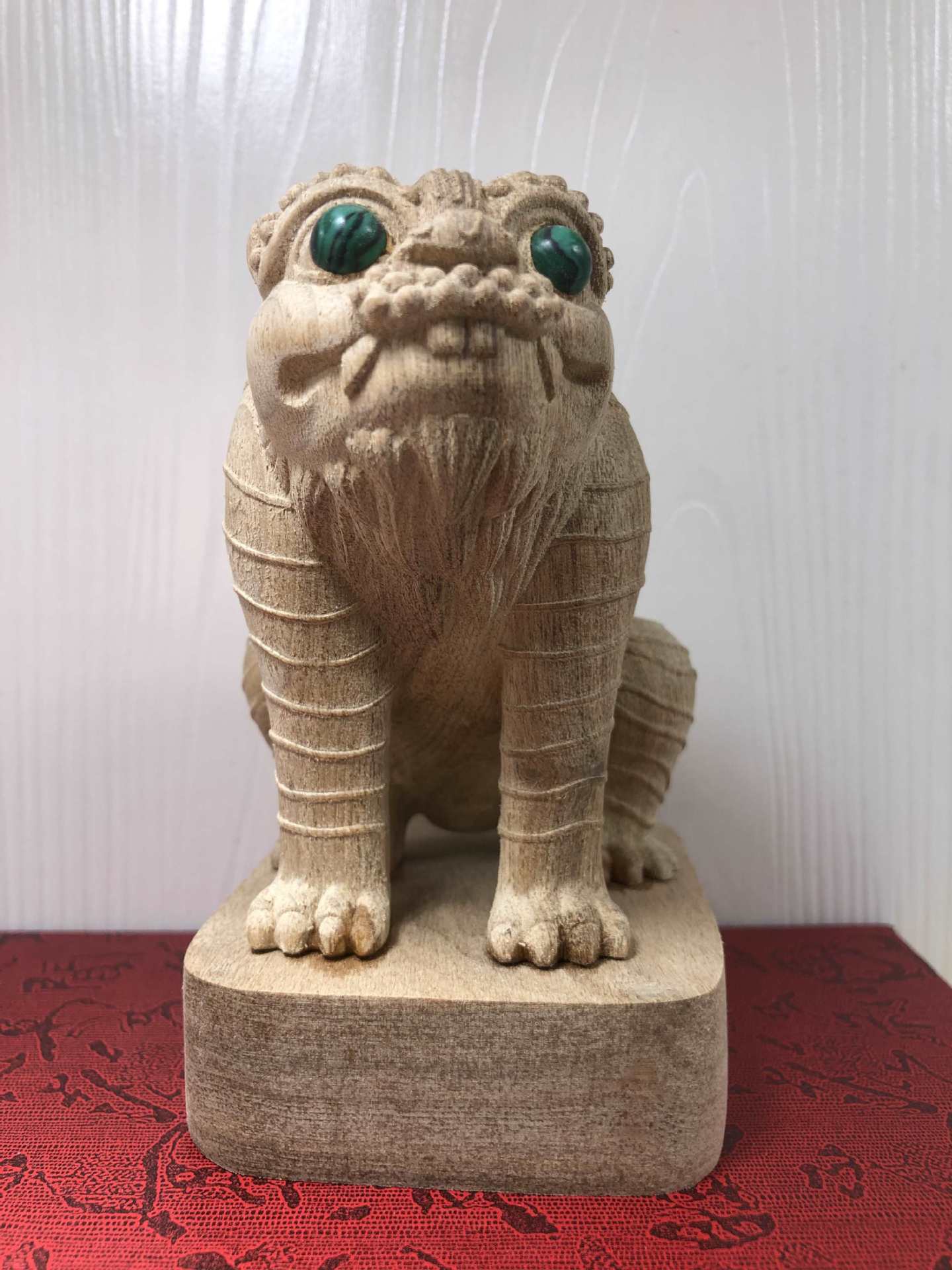 香樟木桧木雕刻虎爷将军虎神实木摆件居玄关寺庙装饰工艺品
