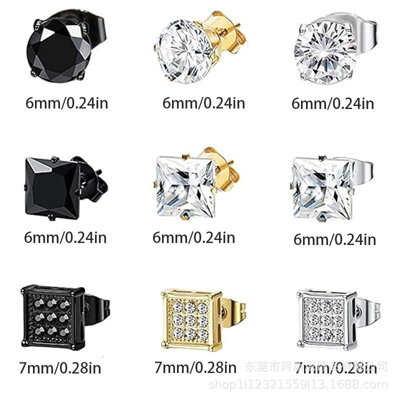 hypoallergenic earrings stainless steel