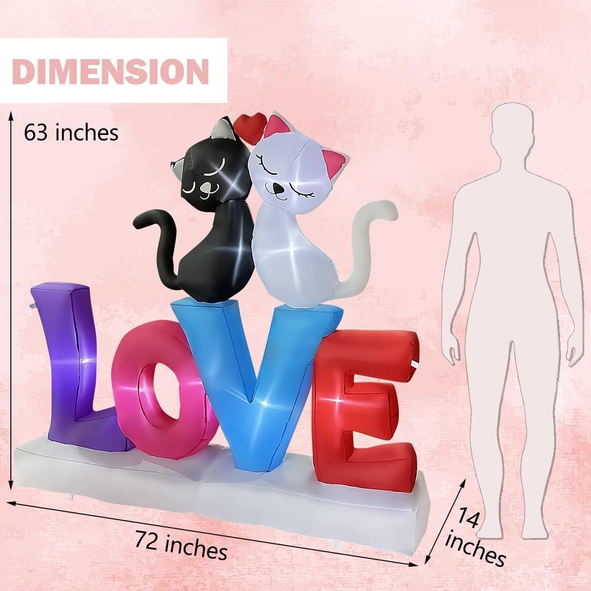 B-6FT Valentine Love Letters w