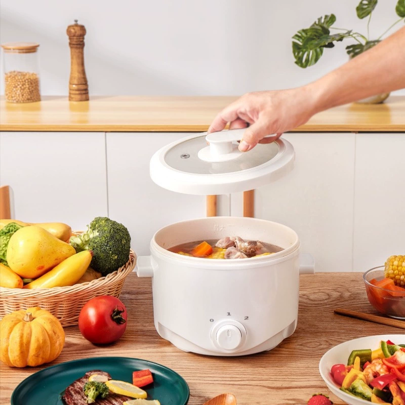110V220V Вылинин электрический кипяток студентов общежитие горшок горшок Stir-fried Pot интегрированная маленькая электрическая горячая кастрюля