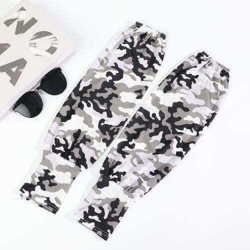 Camouflage Ice Sleeves Men's Large Loose Sun Protection Sleeves Summer UV Protection Outdoor Fishing Cycling Driving Arm Guards
