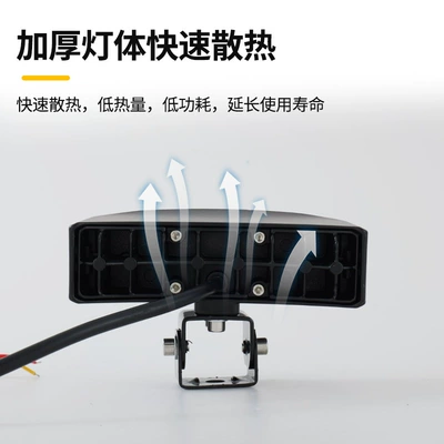 Motorcycle headlights, headlights three-eye spotlight, far and