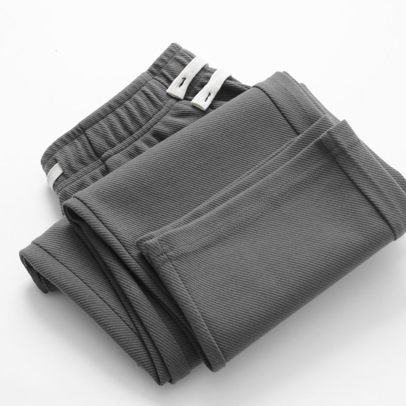 Manufacturer Wholesale New Spring and Autumn American Style Pants Men's Twill Cotton Sweatpants Joggers Heavy Long Casual Straight Pants