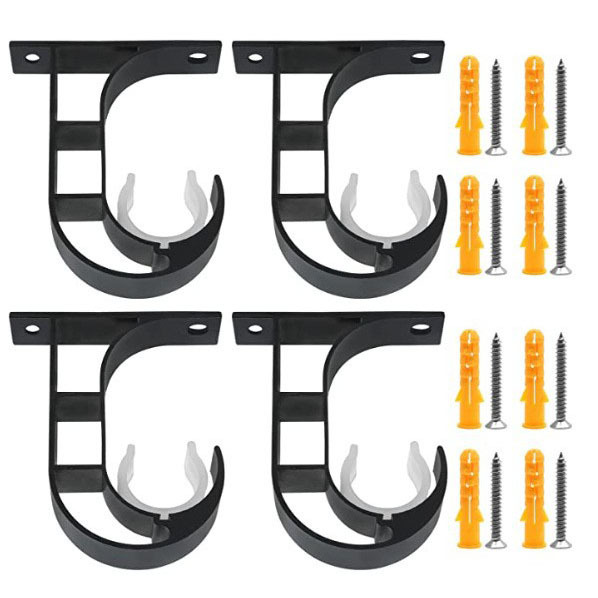 Thickened Top-mounted Curtain Rod Fixing Accessories Bracket Roman Rod Base Shelf Bracket Support Frame