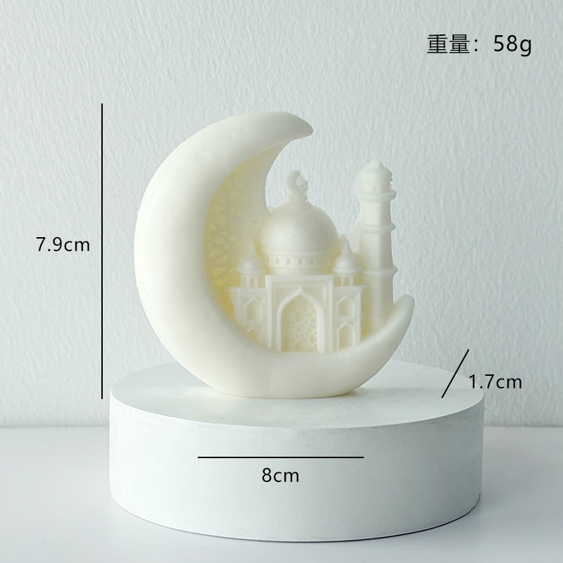 Mond Und Stern Duftkerze Im Orientalischen Architekturstil_voghion.com