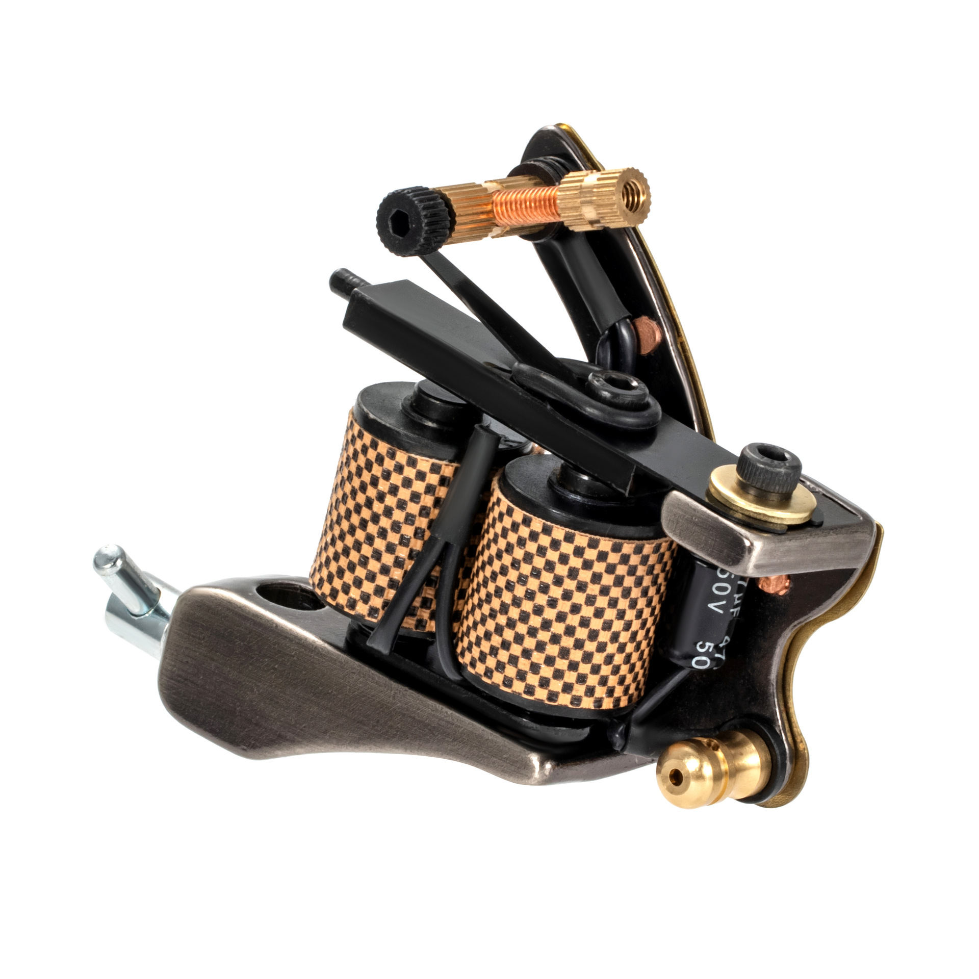 Máquina de bobina de tatuaje tradicional mini fuente de alimentación completa máquina de tatuaje principiante cortar alambre niebla máquina de tatuaje al por mayor