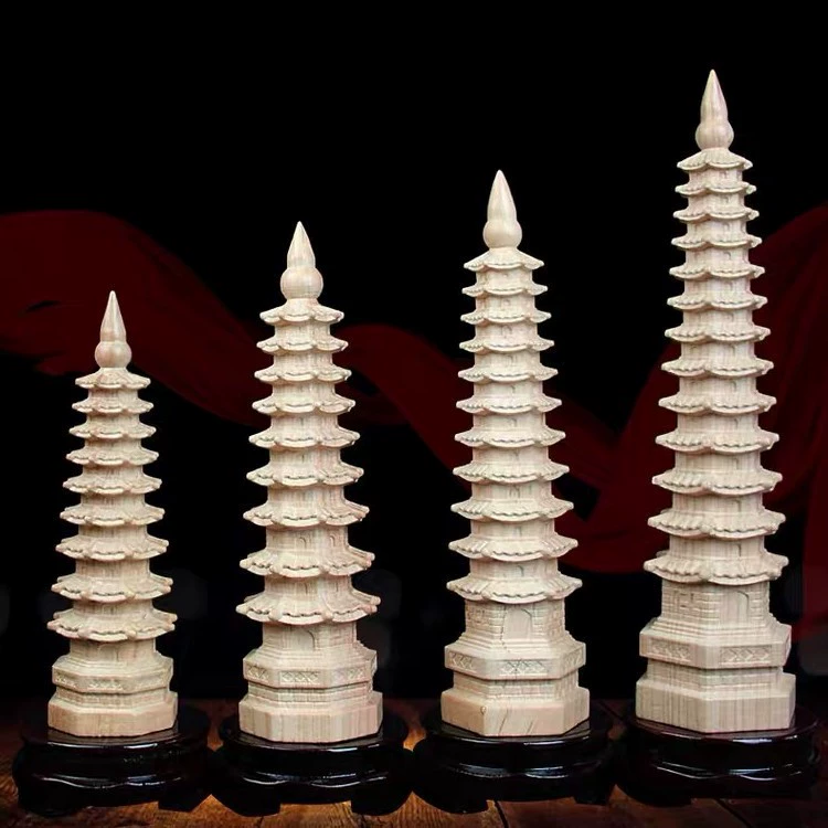 Павильон Линлун ремесла деревянные украшения башни Вэньчан персиковое дерево башня Вэньчан украшение дома украшение башни Вэньчан