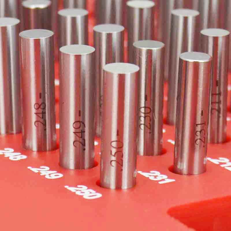 英制套装光滑塞规M01234567测量孔径轴承钢通止规销式光面针规PIN