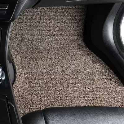 to size — Car Carpet - brown-contact-customer-service-to-inform-the-model-year-front-passenger-side-silk-loop-floor-mat-wear-resistant-king