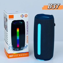 跨境新品爆款B37TWS户外手提包布便携插卡低音炮LED蓝牙音响