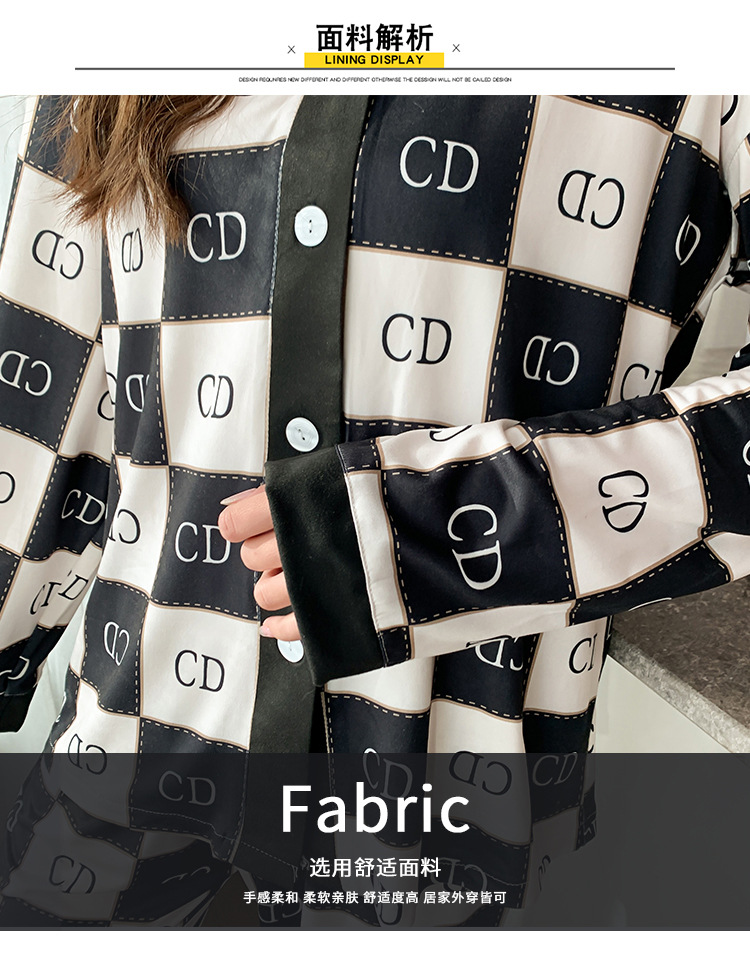 满花睡衣套装_04