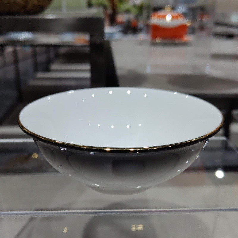 ホテルクラブ高級ボーンチャイナ食器、金縁クリエイティブ白黒プレート、ボーンチャイナプレート、羽根ボウル、スプーン、カップ、箸、テーブルセット|undefined