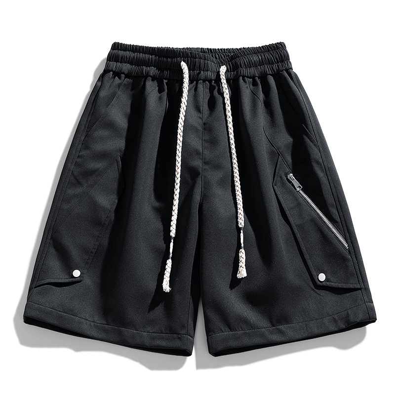 2025 New Style Button-Down Cargo Shorts Men's Summer Trendy American Casual Outdoor Loose Large Size