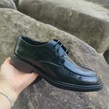 忠良狼正品牛皮男鞋皮鞋英伦系带商务正装休闲软底增高新郎皮鞋