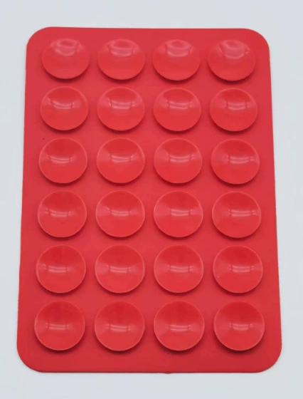 Silicone Phone Holder Pad — Double-Sided Non-Slip Rectangular Adhesive Grip, 8×5.5×0.25 cm