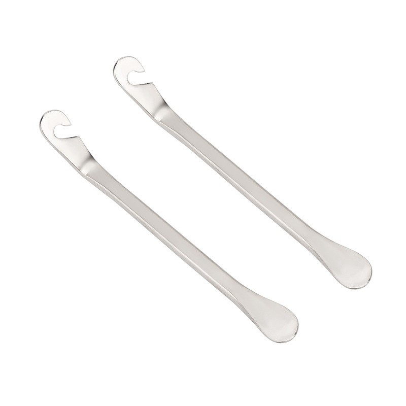 Barra de palanca de neumáticos de bicicleta de metal Barra de recogida de neumáticos exterior Palo de palanca de neumáticos de bicicleta de montaña herramienta de eliminación de neumáticos