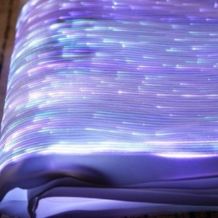 Whole-Body Fiber Optic Luminous Fabric Douyin Hot-Selling Backpack Tablecloth Mask Fiber Optic Cloth Luminous Color-Changing Fabric