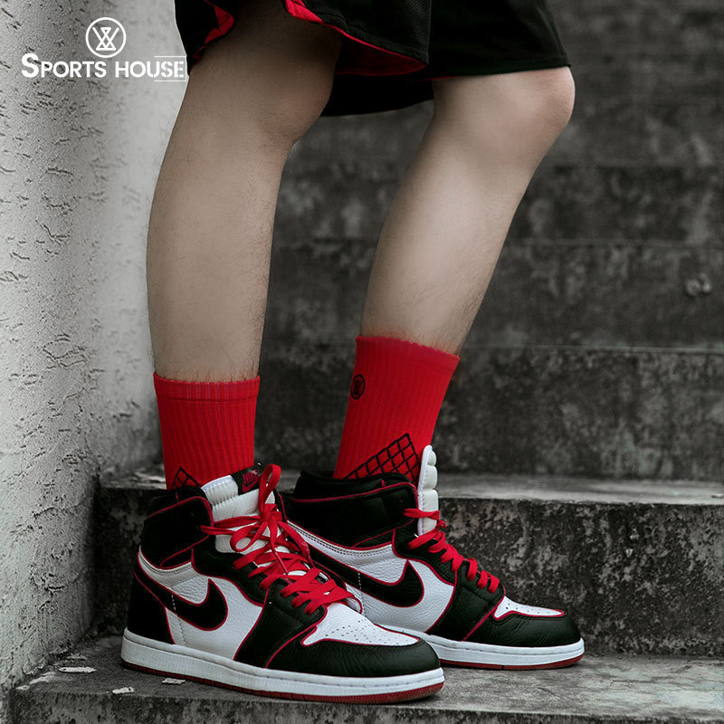 Sport's House Men's Professional Practical Pe Version Basketball Socks Towel Bottom Mid-High Sports Socks Sport's House Men's Professional Practical Pe Version Basketball Socks Towel Bottom Mid-High Sports Socks