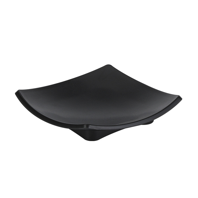 Hotel habitación de huéspedes plástico jabón plato cama y desayuno mesa de baño caja de jabón plato de jabón curvado