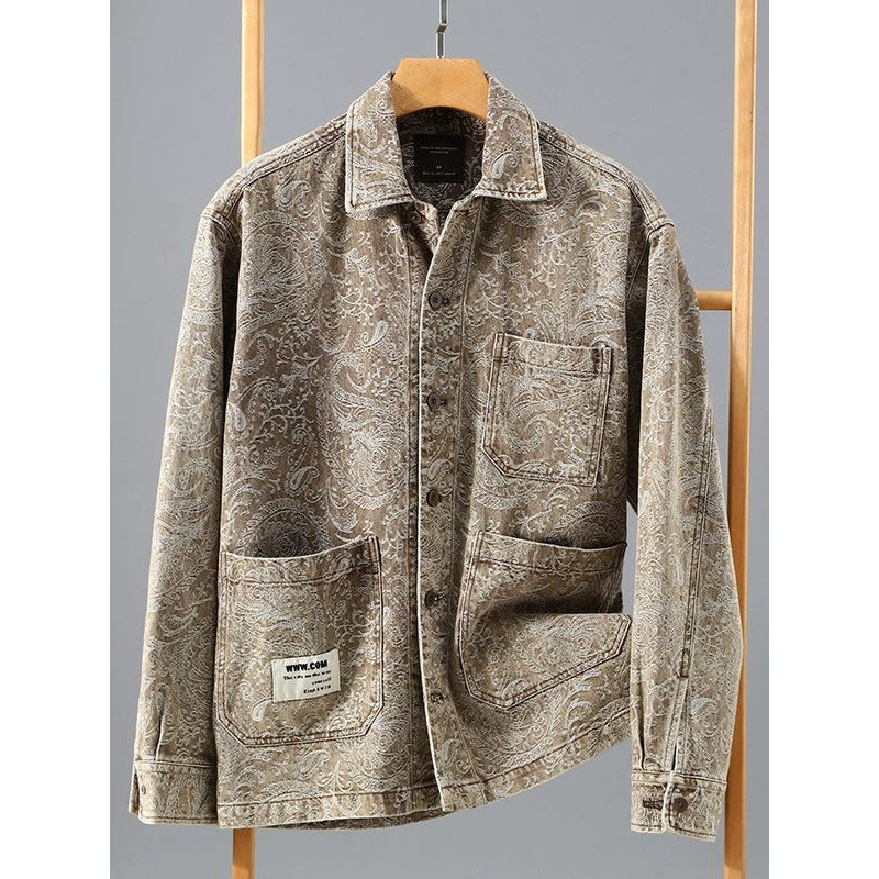 G125 японское ретро-художественное мужское молодежное повседневное пальто