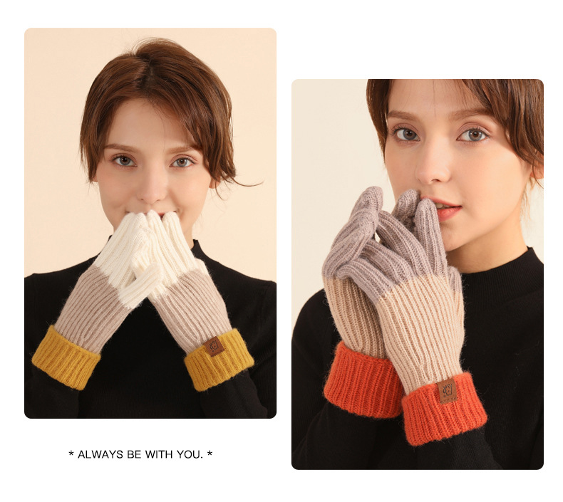 Women's Gender Casual, Retro Style Women's Casual Retro Solid Color Gloves 1 Pair