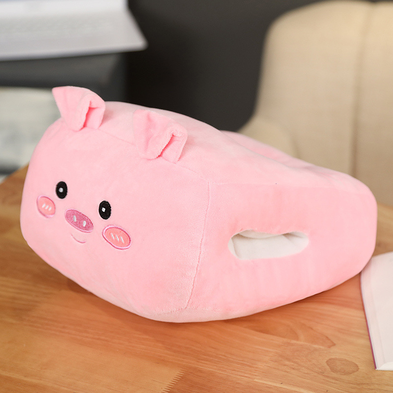Almohada para Siesta de Oficina y Estudiantes de Felpa con Calentador de Manos