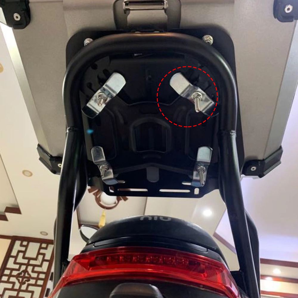 Mojiwei tail box installation accessories quick release bottom seat cushion aluminum alloy cushion motorcycle aluminum alloy tail box buckle accessories