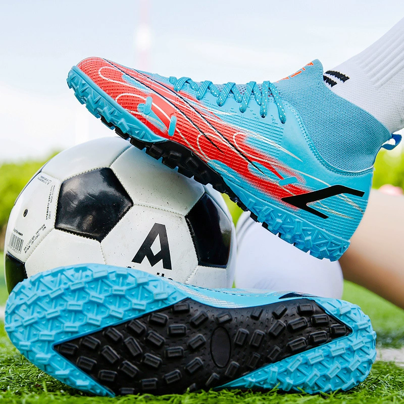 Трансграничные футбольные кроссовки мужские и женские 2022 New AG Spike TF со сломанными гвоздями мужские Нескользящие Детские туфли для средних школ, тренировочные туфли для студенческих соревнований