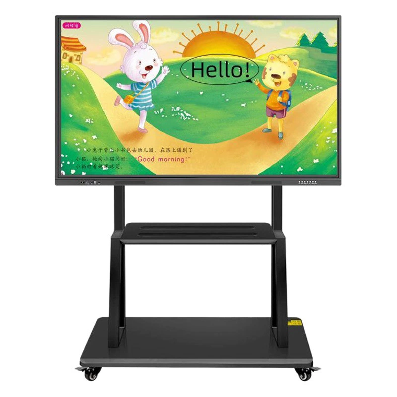 Мультимедийный обучающий комплекс Qinguan 55/65/75/85 дюймов: сенсорный монитор для детских садов и конференций