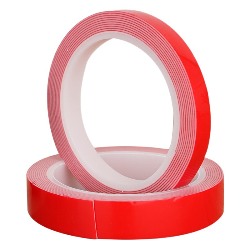 Alta película adhesiva roja gris mascota de espuma de doble cara adhesiva película roja Negro cinta adhesiva del coche cinta de sellado sin fisuras del coche