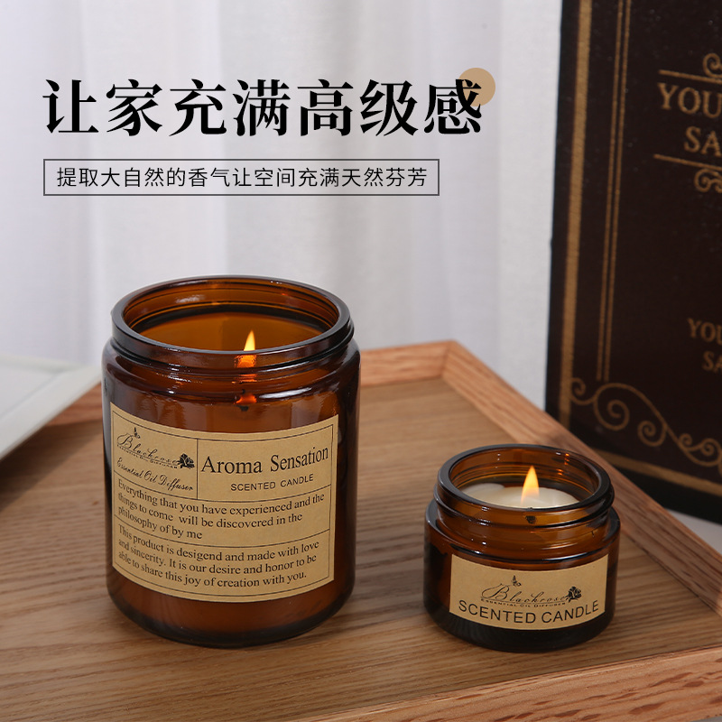 Scented Candles, Aromatherapy Home Fragrance, Long-lasting, Niche, High-end, Gift Box, Bedroom Aroma, Essential Oil, Scented Candle