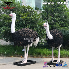 自贡大型仿真动物工厂 鸵鸟塑性逼真 亲子乐园动物园互动模型摆件