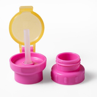 Cross-border Bag Japanese-style Straw Cap Children's Portable Bottled Beverage Anti-overflow Straw Cap Baby Bottle Mouth Conversion Cap