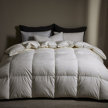 玛洛驰奢华7A级顶峰大朵雁鸭羽绒被莫代尔蚕丝面料白鸭绒被芯被子