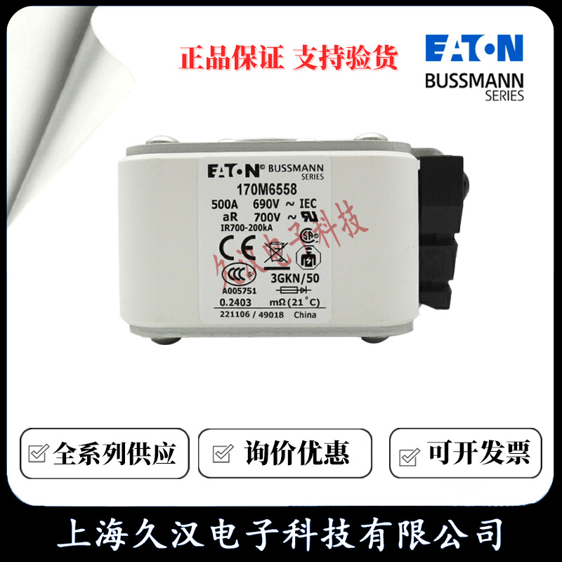 Bussmann伊顿170M6558 170M6559 170M6560 170M6561熔断器 保险丝