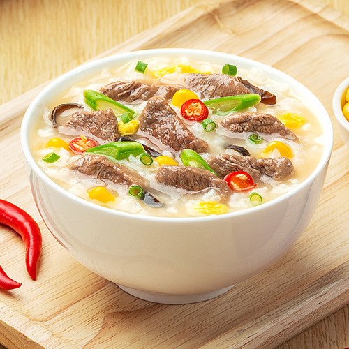 Haifusheng instant porridge, preserved egg, lean meat, seafood, beef freeze-dried porridge, convenient and nutritious meal replacement for lazy people in 7 flavors