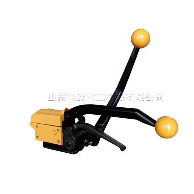 手动免扣钢带打包机 钢铁企业型材包装机 分体式管材板材捆扎机