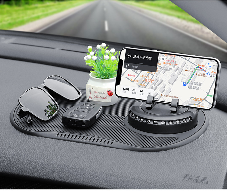 Autor auto supplies instrument panel mobile phone bracket anti-slip pad car parking plate anti-slip pad manufacturers on behalf