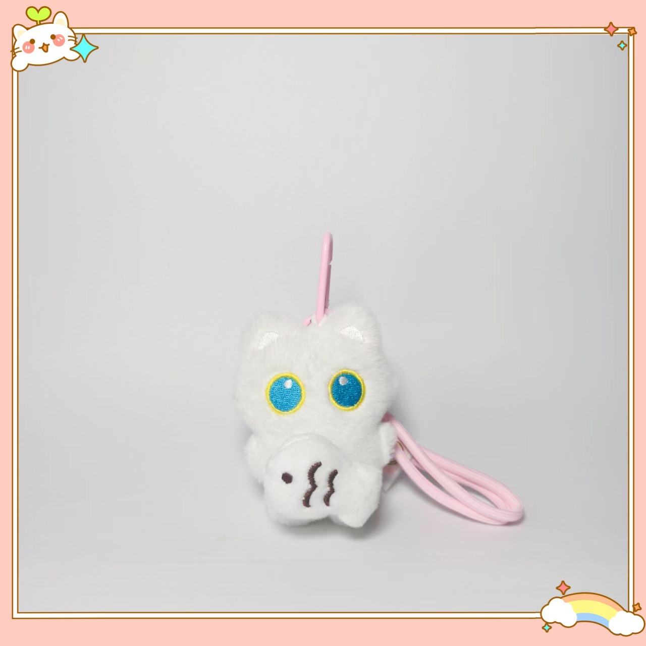 Pequeño gato negro bolsos accesorios colgantes lindos bolsos escolares muñecas de peluche llaveros para regalos de pareja