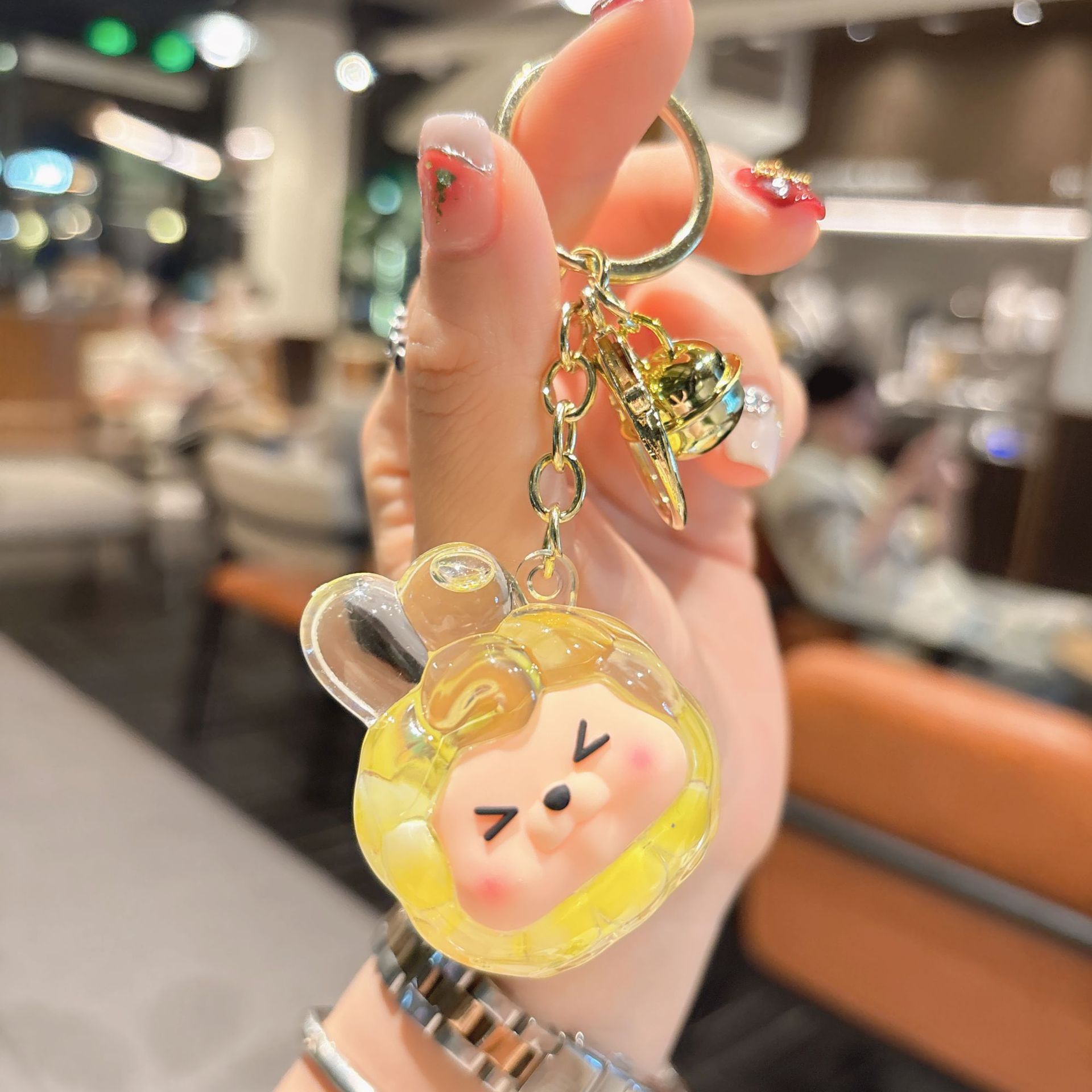 50g Weight Bag Pendant, Keychain Classification 1 Piece Quantity Festival, Shopping Occasion Acrylic Material Cartoon Character Pattern Unisex Gender Cute Style 1 Piece Cute Cartoon Character Acrylic Unisex Bag Pendant Keychain 19