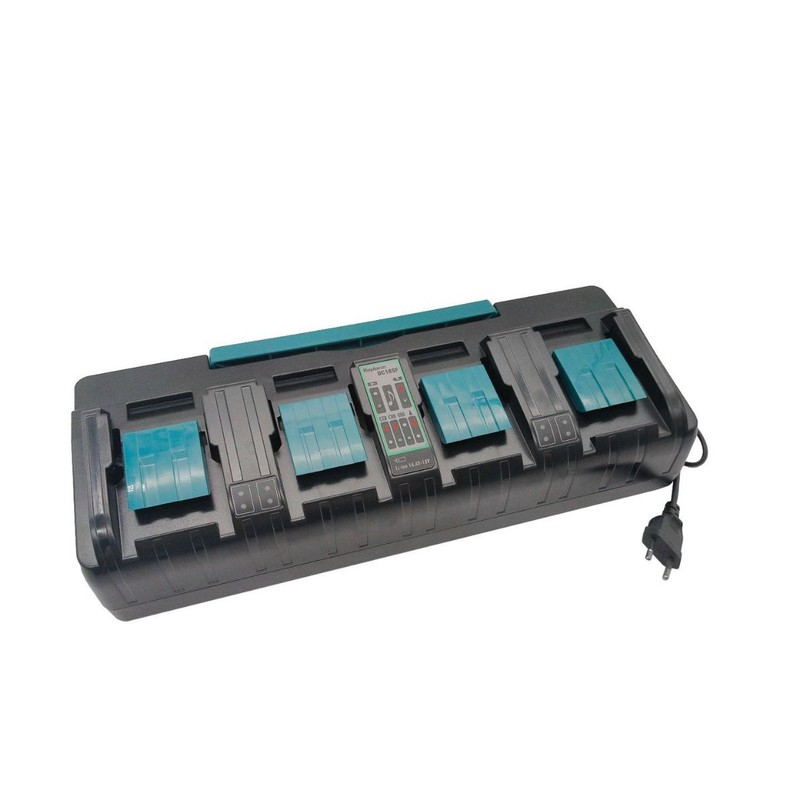 マキマキタ 14.4V-18V リチウム電池充電器ユニバーサルツールアクセサリー DC18SF 4 スロット急速充電に適しています|undefined