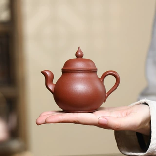 禅意伽蓝壶150ml 宜兴原矿紫砂壶茶具泡茶壶礼盒装跨境供货源
